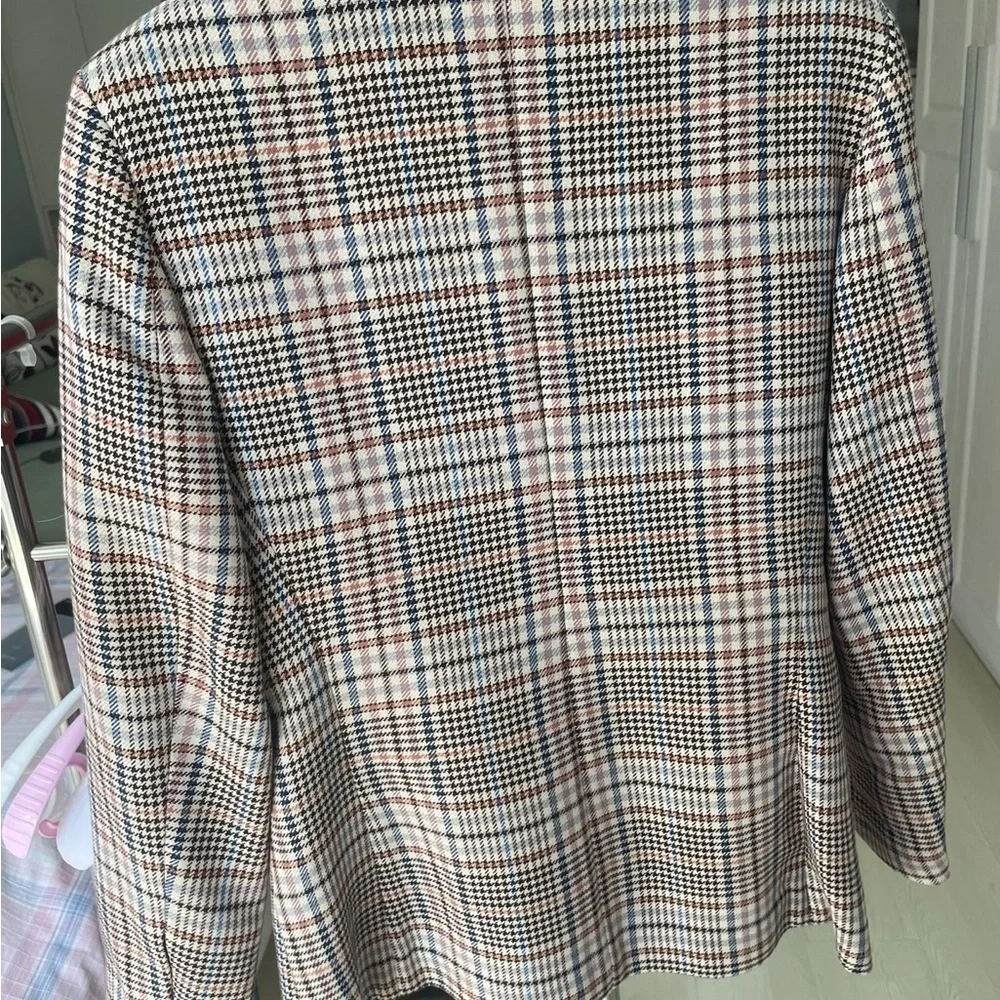 Sandro Multicolor Plaid Blazer set - Picture 3 of 7